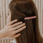 Barrette clip basique rose - Les Petites Hirondelles