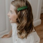 Barrette clip sapins vert - Les Petites Hirondelles