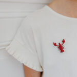 pin's homard rouge