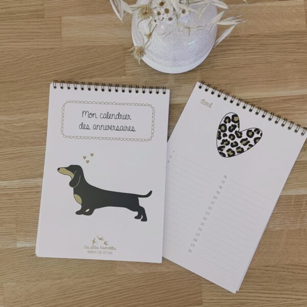 Calendrier des Anniversaires Poétique