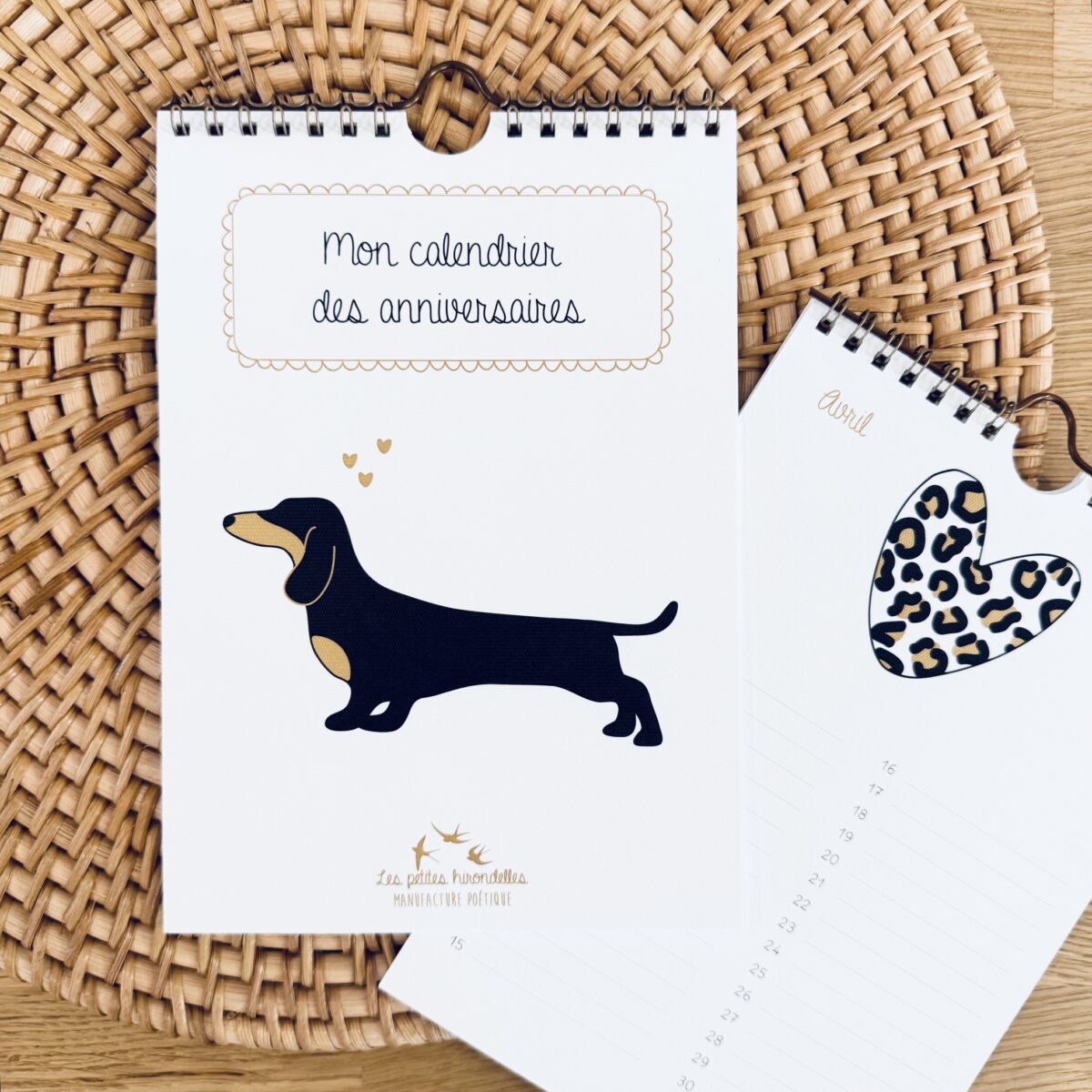 Calendrier des anniversaire - poétique - LPH